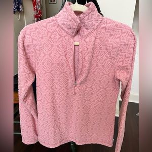 Eddie Bauer Pink Aztec Fleece Sweatshirt